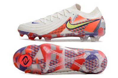 Nike Phantom Luna 2 Elite Olympics 2024 FG Low-Tops Soccer Cleats - White/Multicolor