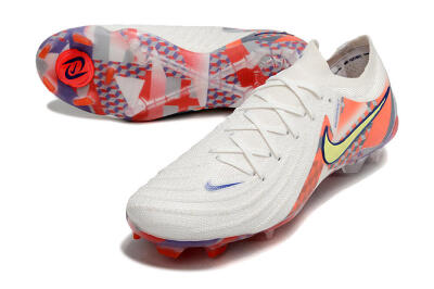 Nike Phantom Luna 2 Elite Olympics 2024 FG Low-Tops Soccer Cleats - White/Multicolor