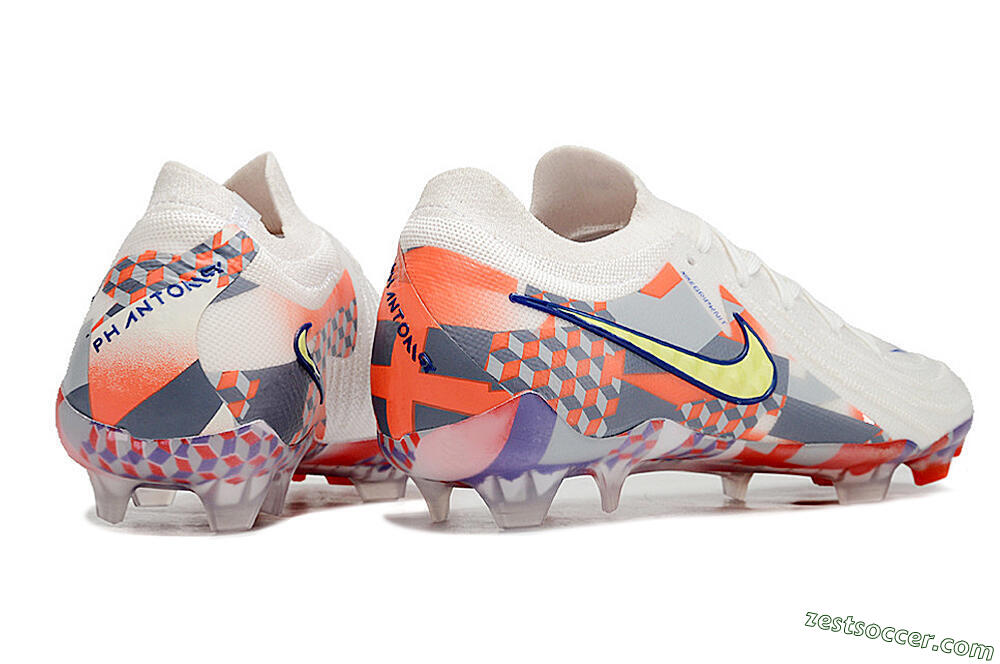 Nike Phantom Luna 2 Elite Olympics 2024 FG Low-Tops Soccer Cleats - White/Multicolor 6