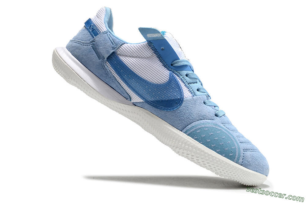 Nike Street Gato IC Low-Tops Soccer Shoes - Blue/White 4