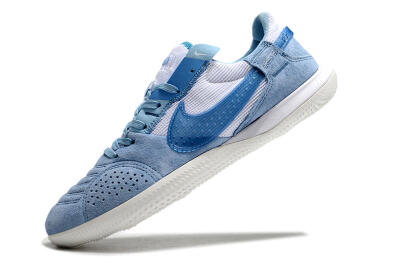 Nike Street Gato IC Low-Tops Soccer Shoes - Blue/White
