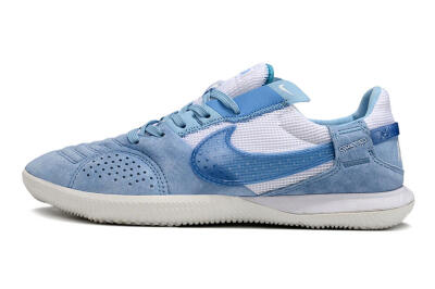 Nike Street Gato IC Low-Tops Soccer Shoes - Blue/White