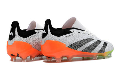Adidas Predator Accuracy.1 FG Low-Tops Soccer Cleats - White/Black/Orange