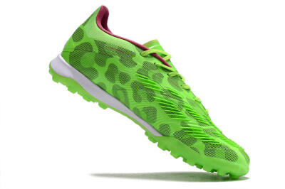 Adidas Predator Elite TF Low-Tops Soccer Shoes - Green/Purple/Pink