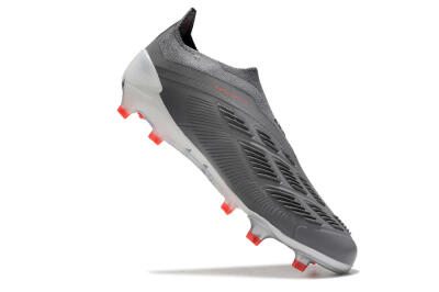 Adidas Predator Accuracy+ FG Low-Tops Soccer Cleats - Brown/Silver/Red