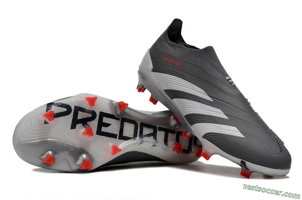 Adidas Predator Accuracy+ FG Low-Tops Soccer Cleats - Brown/Silver/Red 1