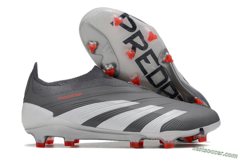 Adidas Predator Accuracy+ FG Low-Tops Soccer Cleats - Brown/Silver/Red 0