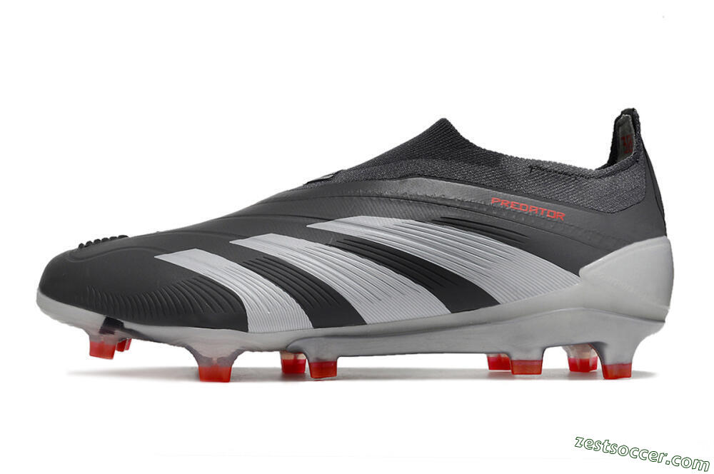 Adidas Predator Accuracy+ FG Low-Tops Soccer Cleats - Brown/Silver/Red 2