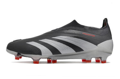 Adidas Predator Accuracy+ FG Low-Tops Soccer Cleats - Brown/Silver/Red
