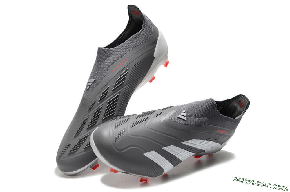 Adidas Predator Accuracy+ FG Low-Tops Soccer Cleats - Brown/Silver/Red 3