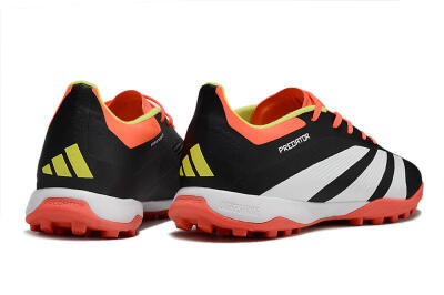 Adidas Predator 24 Elite TF Low-Tops Soccer Shoes - Black/White/Orange