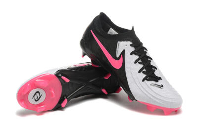 Nike Phantom Luna Elite NU FG Low-Tops Soccer Cleats - White/Black/Pink