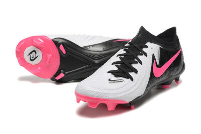 Nike Phantom Luna Elite NU FG Low-Tops Soccer Cleats - White/Black/Pink