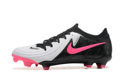 Nike Phantom Luna Elite NU FG Low-Tops Soccer Cleats - White/Black/Pink
