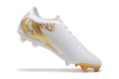 Nike Phantom Luna Elite NU FG Low-Tops Soccer Cleats - White/Gold