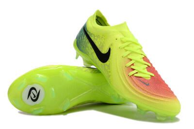 Nike Phantom Luna Elite NU FG Low-Tops Soccer Cleats - Yellow/Black/Orange