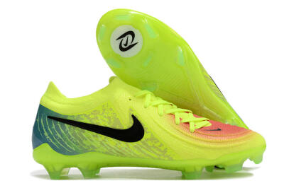 Nike Phantom Luna Elite NU FG Low-Tops Soccer Cleats - Yellow/Black/Orange