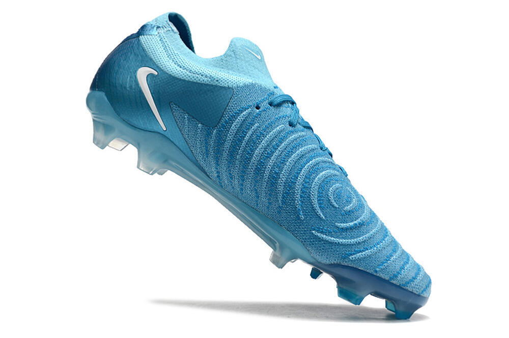 Nike Phantom Luna Elite NU FG Low-Tops Soccer Cleats - Light Blue/White 4