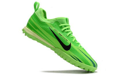 Nike Air Zoom Mercurial Vapor 15 Pro TF Low-Tops Soccer Shoes - Green/Black/Yellow