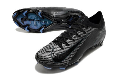 Nike Air Zoom Mercurial Vapor 16 Elite FG Low-Tops Soccer Cleats - Black/Black/Blue