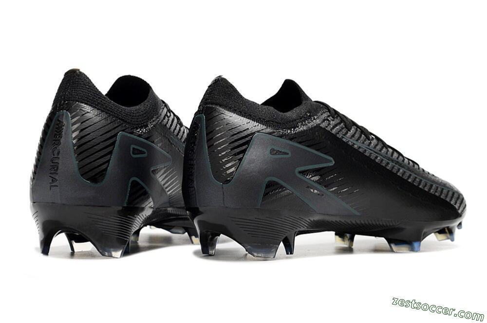 Nike Air Zoom Mercurial Vapor 16 Elite FG Low-Tops Soccer Cleats - Black/Black/Blue 6