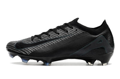 Nike Air Zoom Mercurial Vapor 16 Elite FG Low-Tops Soccer Cleats - Black/Black/Blue
