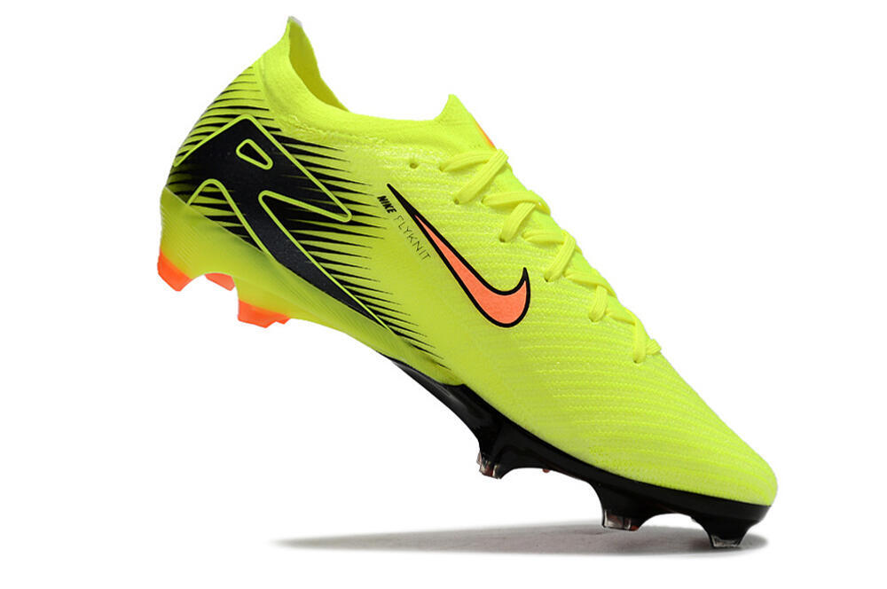 Nike Air Zoom Mercurial Vapor 16 Elite FG Low-Tops Soccer Cleats - Yellow/Orange/Black 4