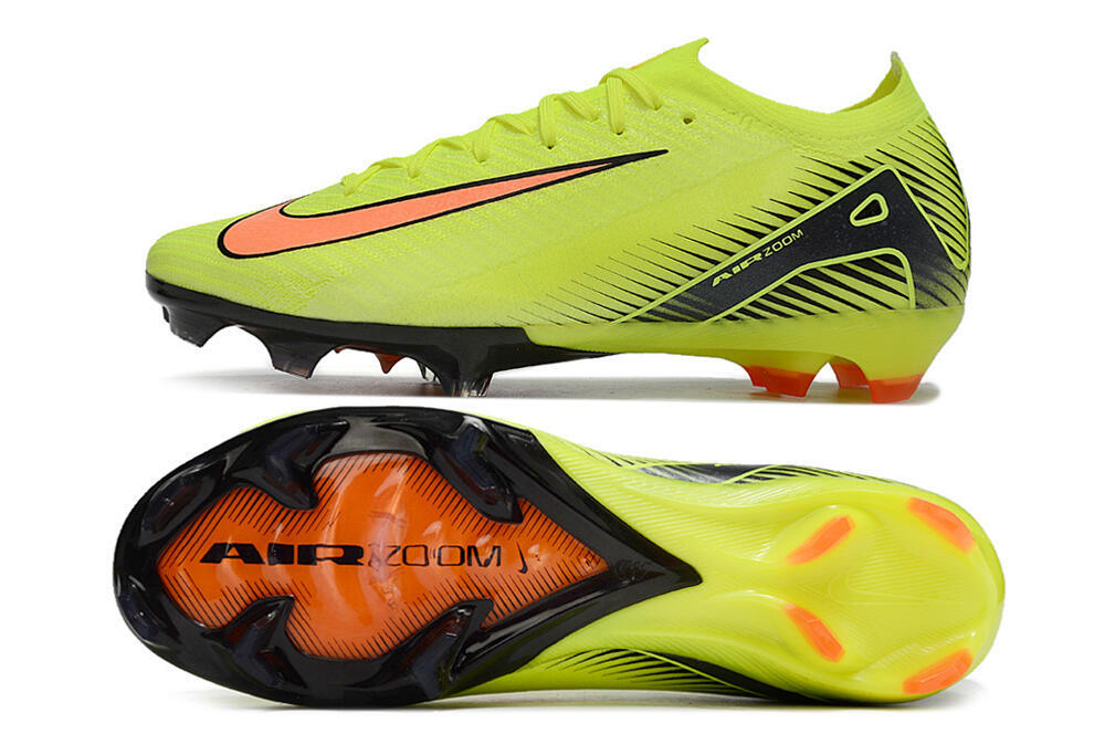 Nike Air Zoom Mercurial Vapor 16 Elite FG Low-Tops Soccer Cleats - Yellow/Orange/Black 1