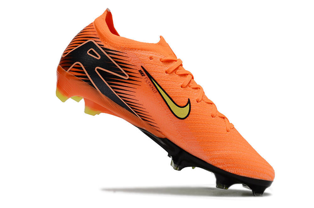 Nike Air Zoom Mercurial Vapor 16 Elite FG Low-Tops Soccer Cleats - Orange/Yellow/Black 4