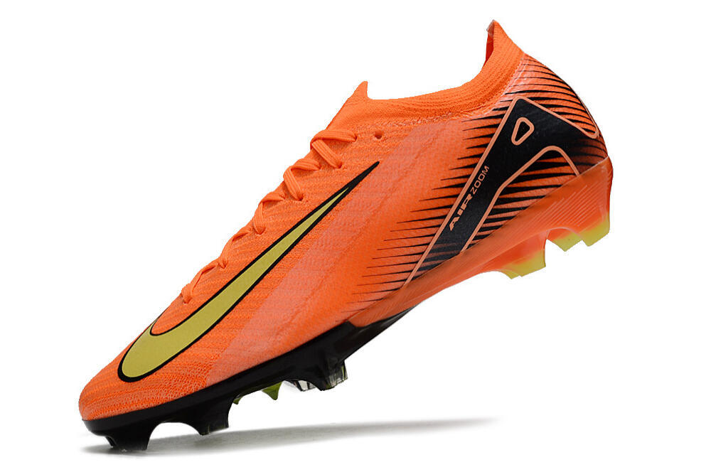 Nike Air Zoom Mercurial Vapor 16 Elite FG Low-Tops Soccer Cleats - Orange/Yellow/Black 5