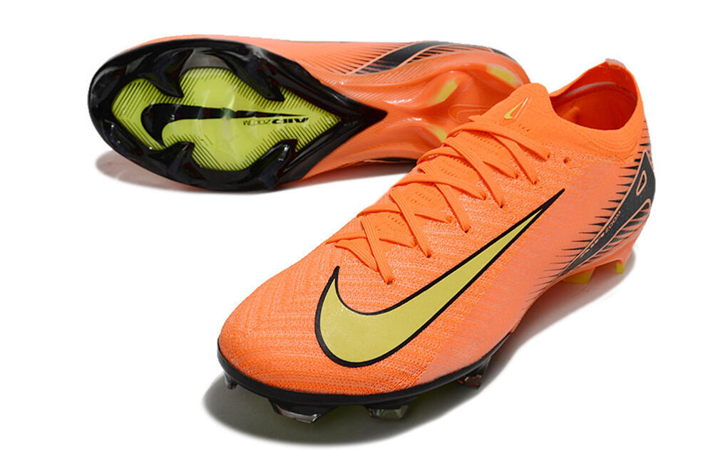 Nike Air Zoom Mercurial Vapor 16 Elite FG Low-Tops Soccer Cleats - Orange/Yellow/Black 3