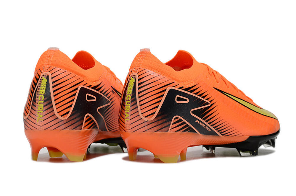 Nike Air Zoom Mercurial Vapor 16 Elite FG Low-Tops Soccer Cleats - Orange/Yellow/Black 6