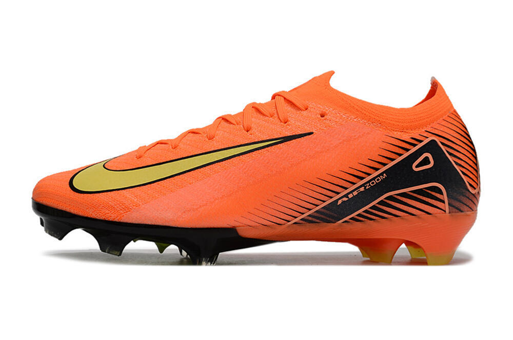 Nike Air Zoom Mercurial Vapor 16 Elite FG Low-Tops Soccer Cleats - Orange/Yellow/Black 2
