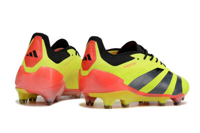 Adidas Predator Elite FG Low-Tops Soccer Cleats - Yellow/Black/Orange