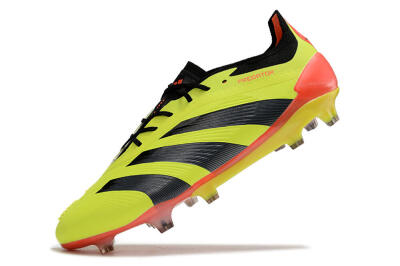 Adidas Predator Elite FG Low-Tops Soccer Cleats - Yellow/Black/Orange