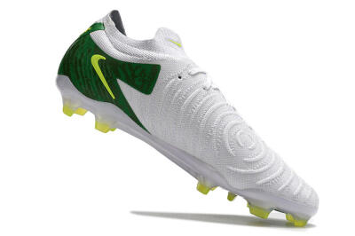 Nike Phantom Luna Elite NU FG Low-Tops Soccer Cleats - White/Green/Yellow