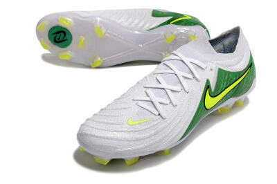Nike Phantom Luna Elite NU FG Low-Tops Soccer Cleats - White/Green/Yellow