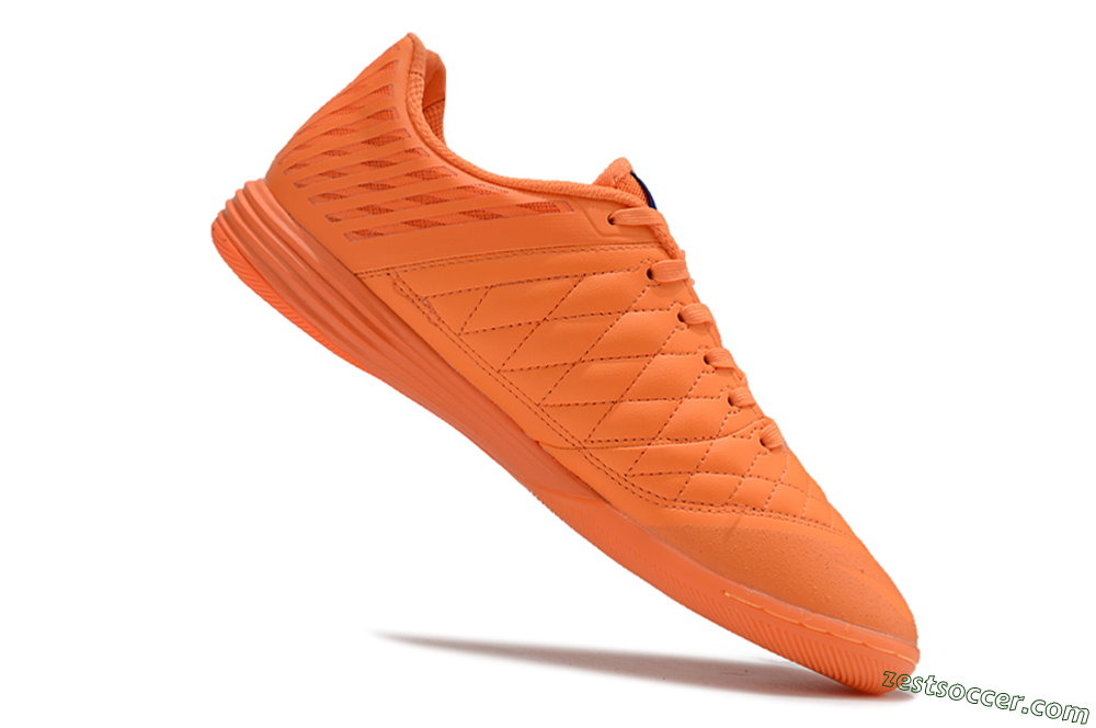 Nike Lunar Gato 2 IC Low-Tops Soccer Shoes - Orange/Black/Red 4