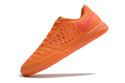 Nike Lunar Gato 2 IC Low-Tops Soccer Shoes - Orange/Black/Red