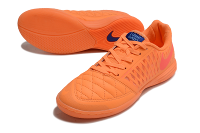 Nike Lunar Gato 2 IC Low-Tops Soccer Shoes - Orange/Black/Red