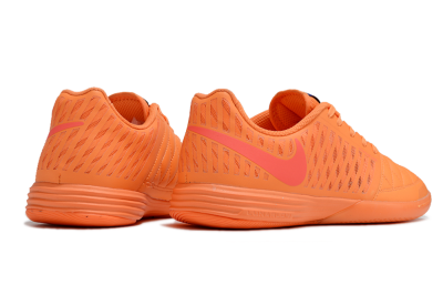 Nike Lunar Gato 2 IC Low-Tops Soccer Shoes - Orange/Black/Red
