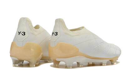 Adidas Predator Accuracy+ Laceless FG Low-Tops Soccer Cleats - White/Beige