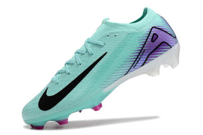 Nike Air Zoom Mercurial Vapor 16 Elite FG Low-Tops Soccer Cleats - Green/Purple/Black