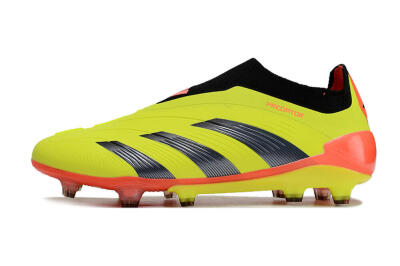 Adidas Predator Accuracy+ FG Low-Tops Soccer Cleats - Yellow/Black/Red
