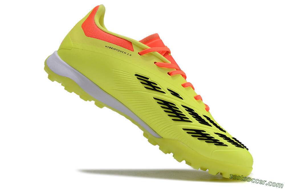 Adidas Predator 24 Elite TF Low-Tops Soccer Shoes - Yellow/Black/Red 4