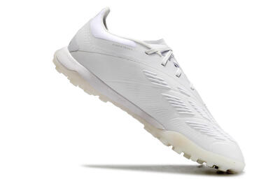 Adidas Predator 24 Elite TF Low-Tops Soccer Shoes - White/Silver/Beige