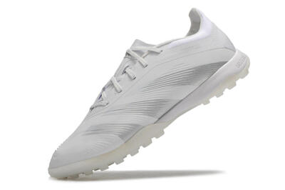 Adidas Predator 24 Elite TF Low-Tops Soccer Shoes - White/Silver/Beige