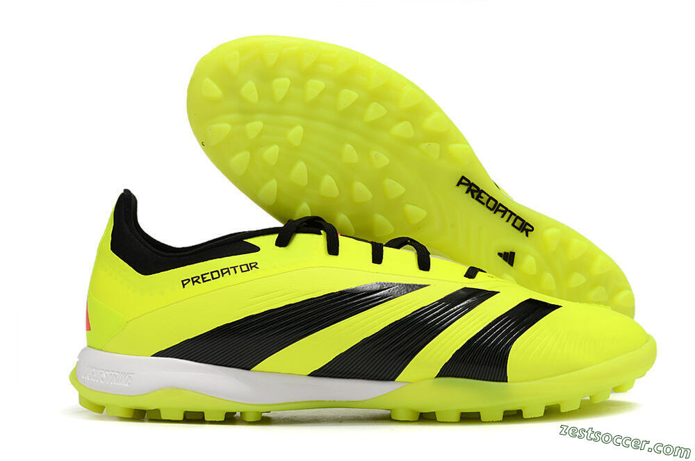 Adidas Predator 24 Elite TF Low-Tops Soccer Shoes - Yellow/Black/White 0