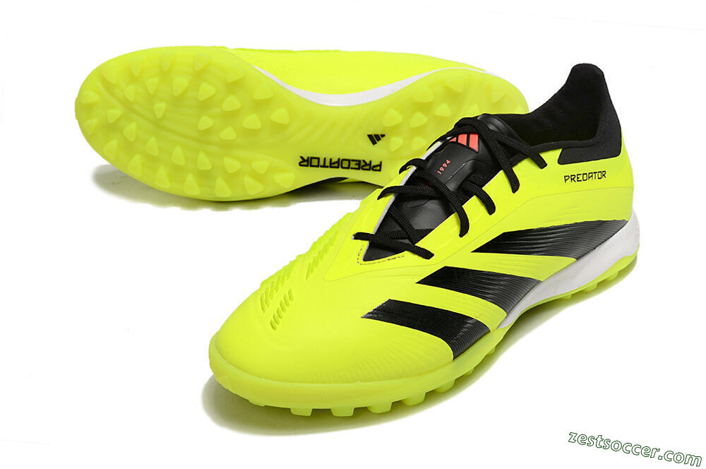 Adidas Predator 24 Elite TF Low-Tops Soccer Shoes - Yellow/Black/White 3