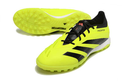 Adidas Predator 24 Elite TF Low-Tops Soccer Shoes - Yellow/Black/White